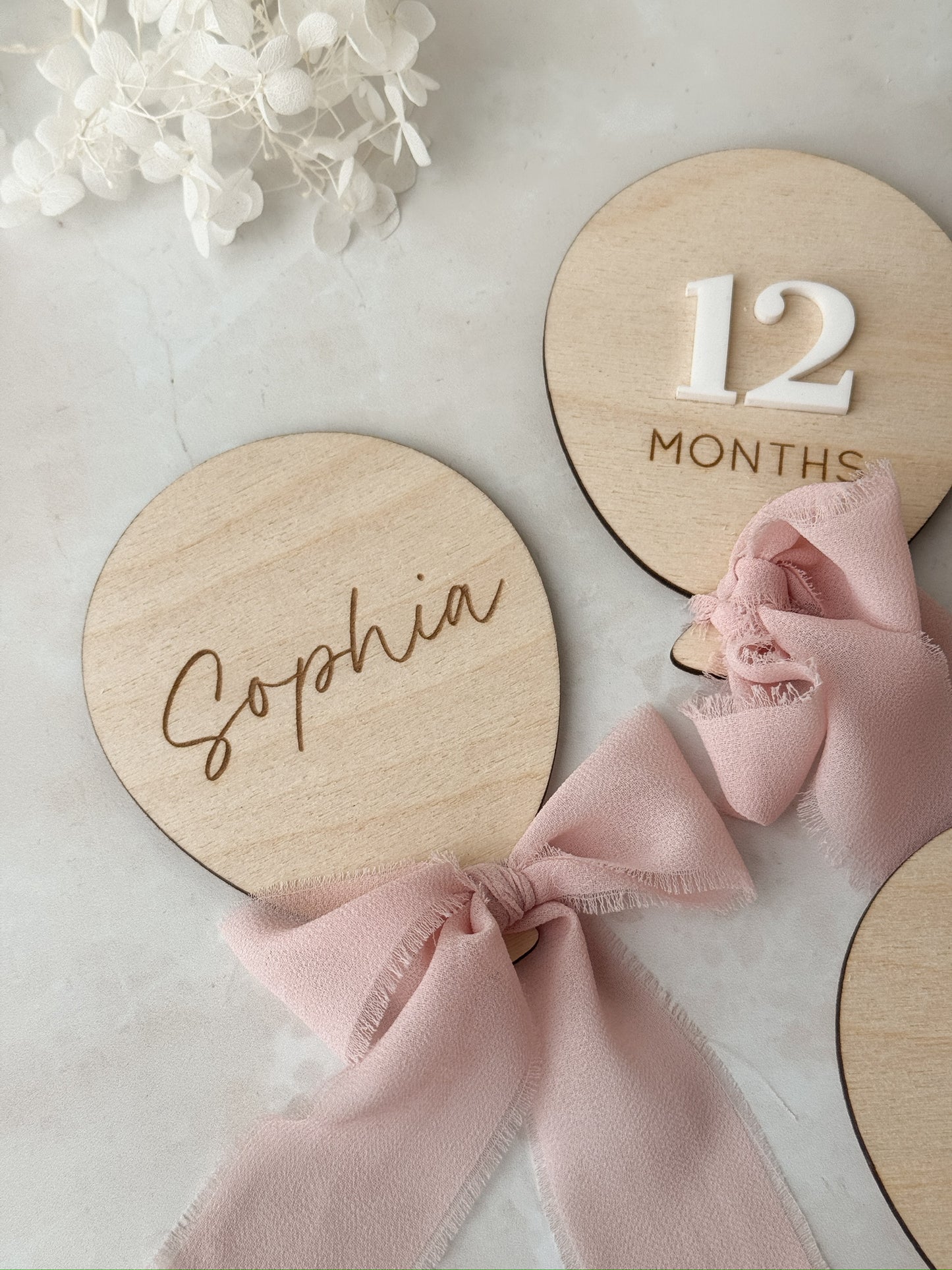 Personalisiertes Meilensteinkarten-Set