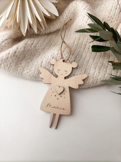 Personalisierter Christbaumanhänger - Engel