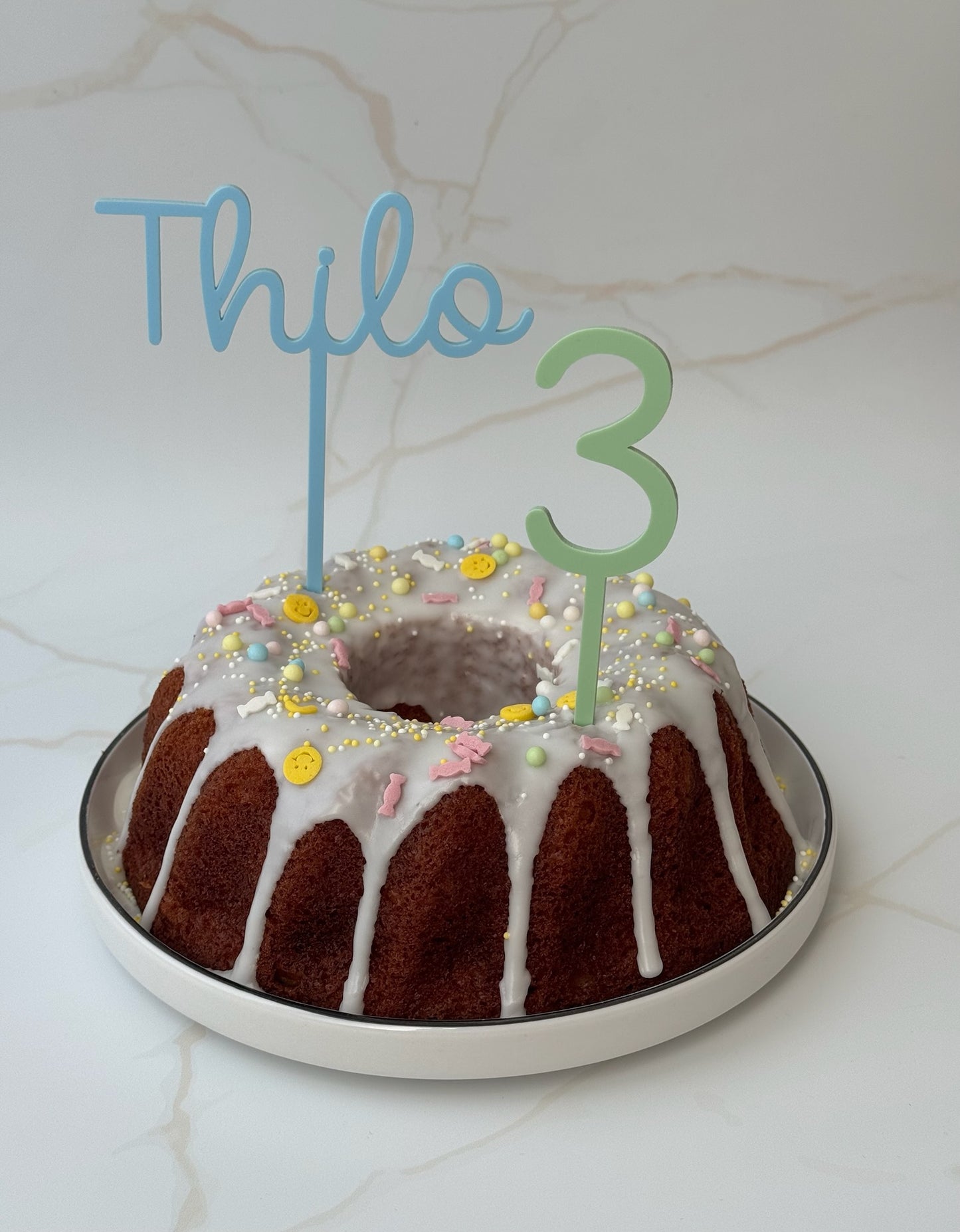 Zahlen Cake Topper