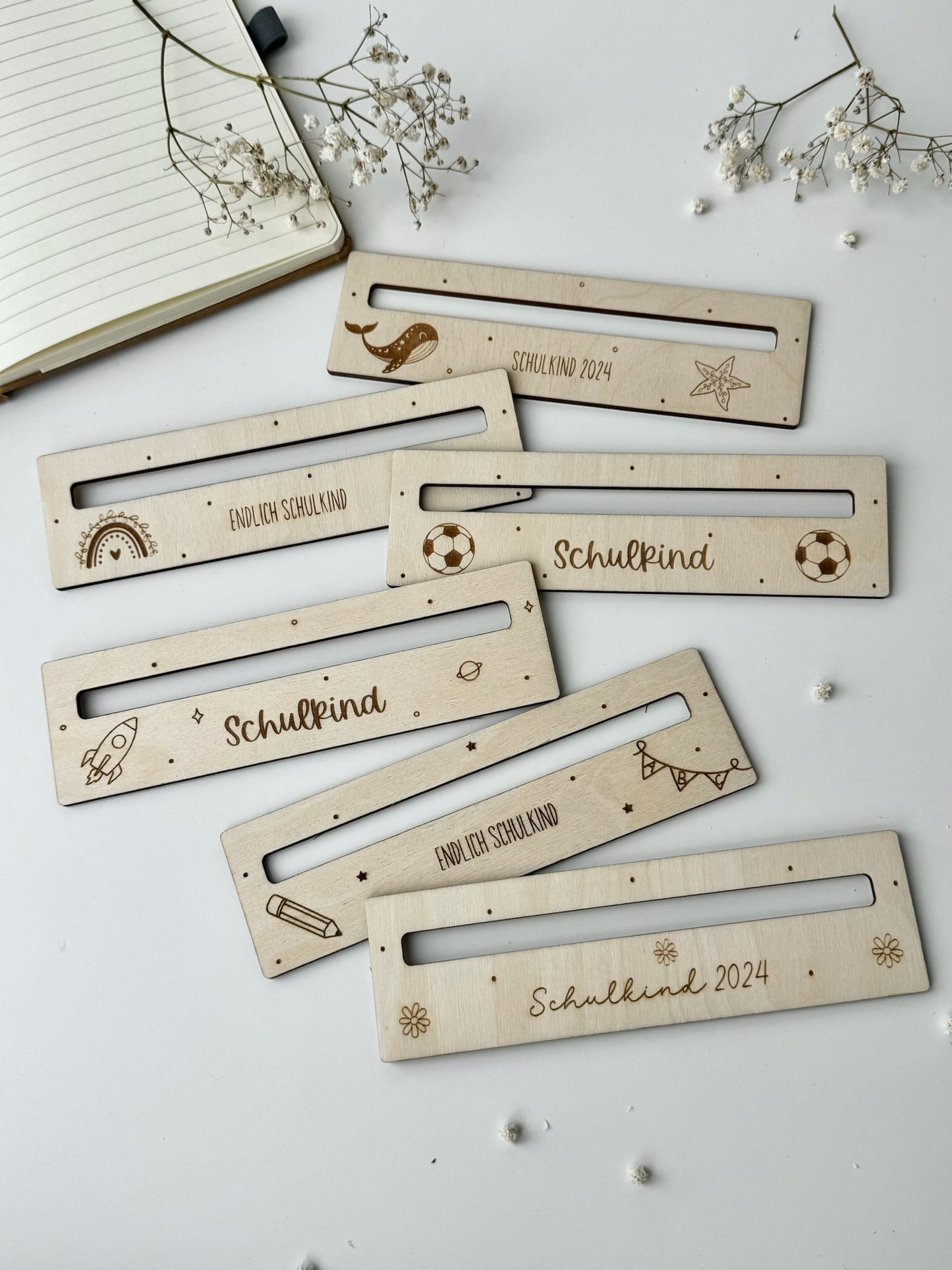 Personalisierte Lesehilfe aus Holz