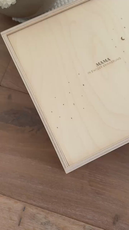 Personalisierte Erinnerungskiste | Trauergeschenk