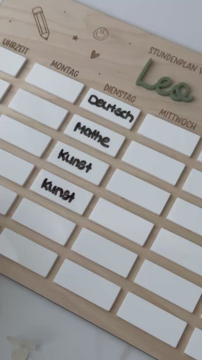 Personalisierter Stundenplan