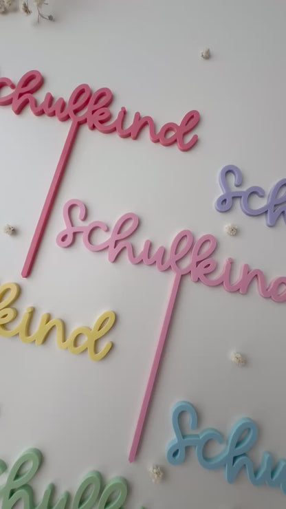 Caketopper - Schulkind