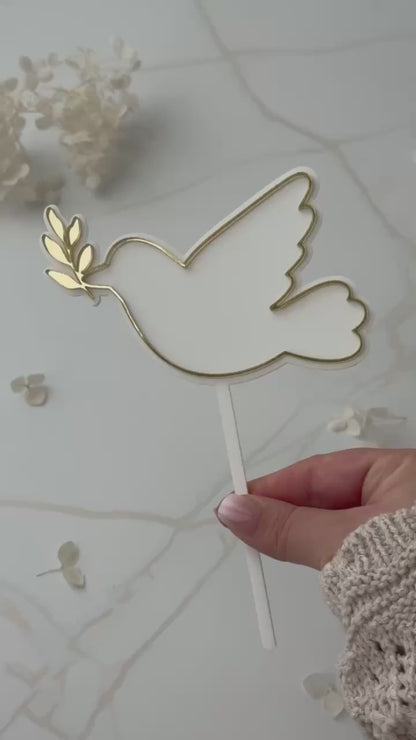 Personalisiertes Cake Topper Set | Taufe | Kommunion | Konfirmation