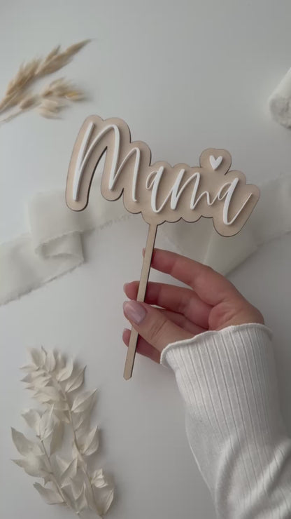 Cake Topper - Muttertag