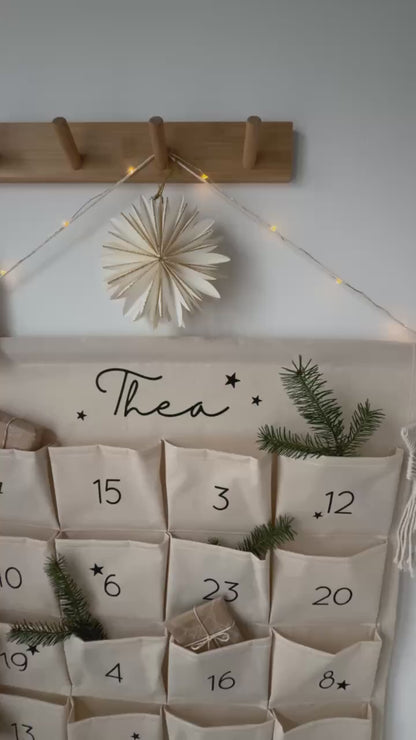 Personalisierter Adventskalender zum Befüllen
