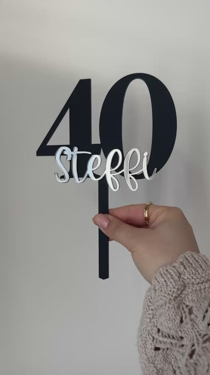 Cake Topper Geburtstag