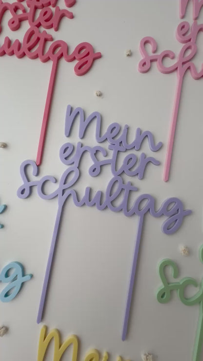 Caketopper - Mein erster Schultag