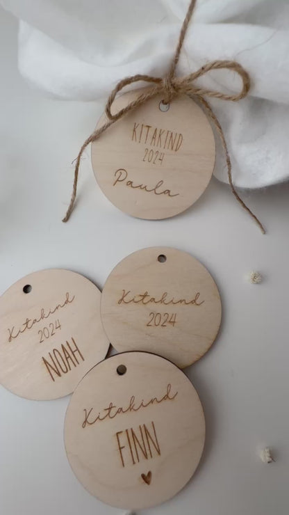 Namensanhänger für Kitakinder, Krippenkind, Kindergartenkind