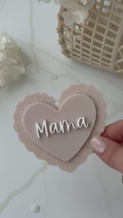Personalisierter Herzanhänger mit Namen