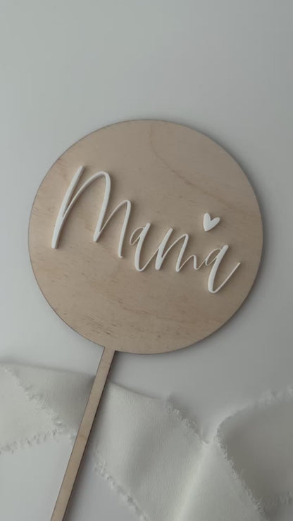 Cake Topper - Muttertag